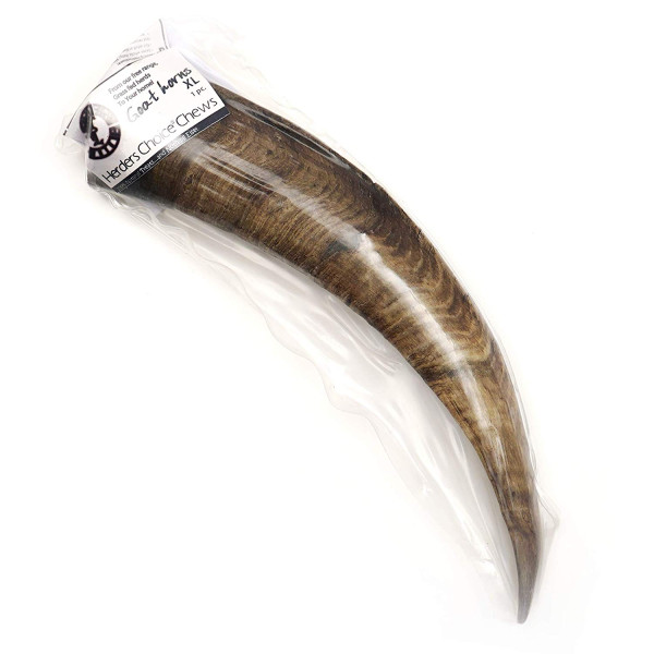 Herders Choice Dried Goat Horn XXL 特大山羊角 1pc. (OVER 400gm) X3